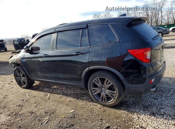 5FNYF7H5XMB011993 2021 HONDA PASSPORT Black Задня ліва чверть