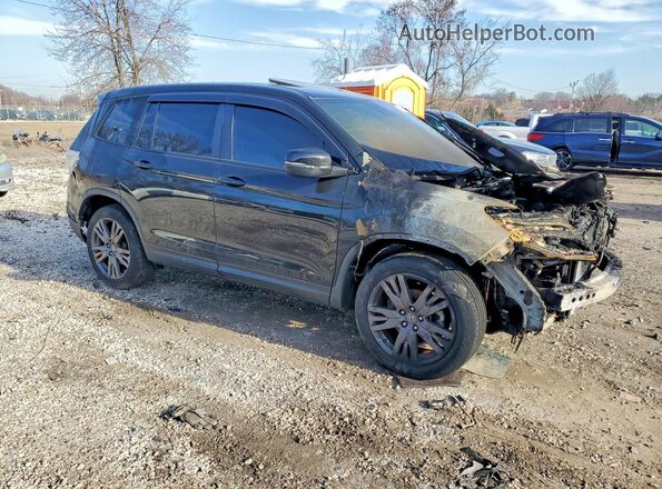 5FNYF7H5XMB011993 2021 HONDA PASSPORT Black Передня права чверть