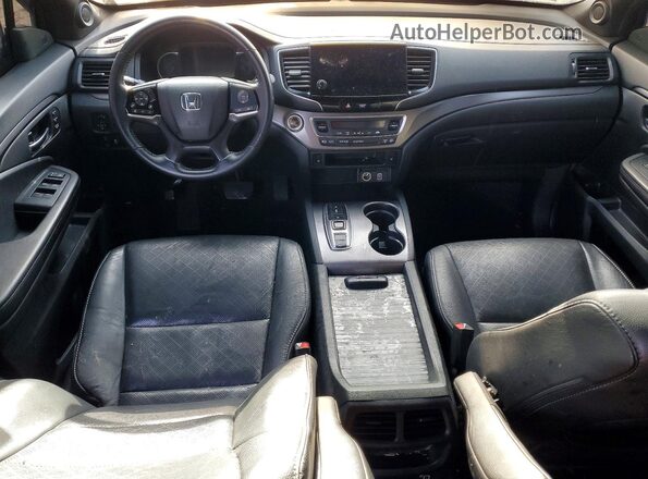 5FNYF7H5XMB011993 2021 HONDA PASSPORT Black Вид панелі приладів