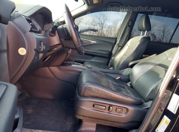 5FNYF7H5XMB011993 2021 HONDA PASSPORT Black Вид салону спереду