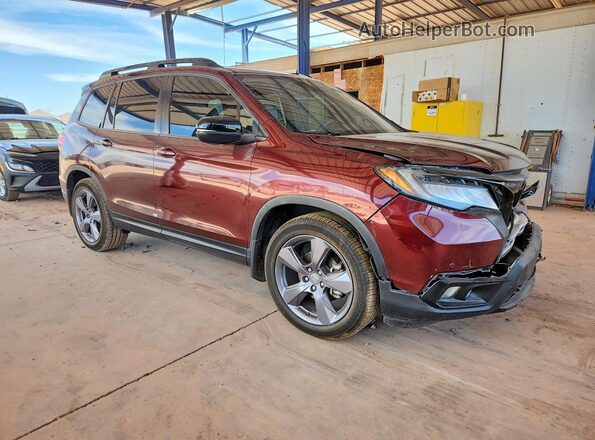 5FNYF7H99MB005766 2021 HONDA PASSPORT Burgundy 