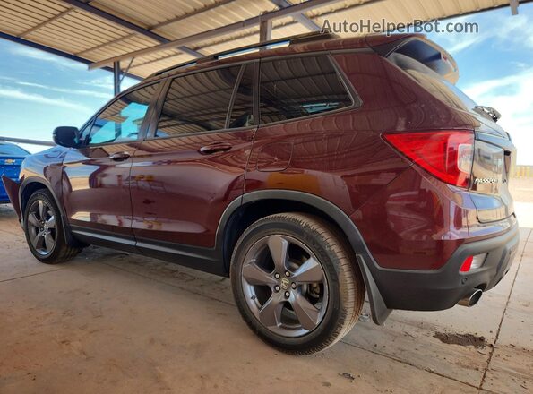 5FNYF7H99MB005766 2021 HONDA PASSPORT Burgundy 