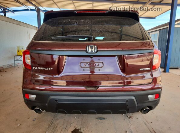 5FNYF7H99MB005766 2021 HONDA PASSPORT Burgundy 