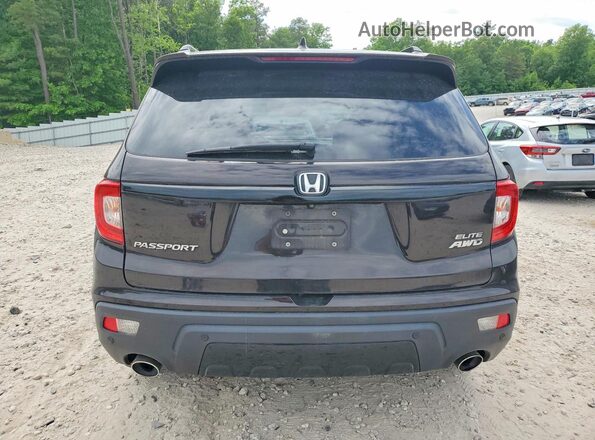 5FNYF8H02KB014104 2019 HONDA PASSPORT Brown Rear view