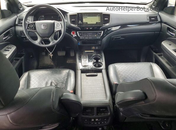5FNYF8H02KB014104 2019 HONDA PASSPORT Brown Dashboard view