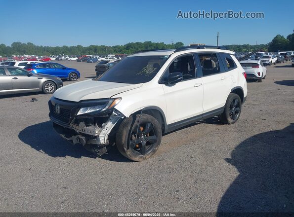5FNYF8H03KB005377 2019 HONDA PASSPORT White წინა მარცხენა ხედი სამი მეოთხედიდან