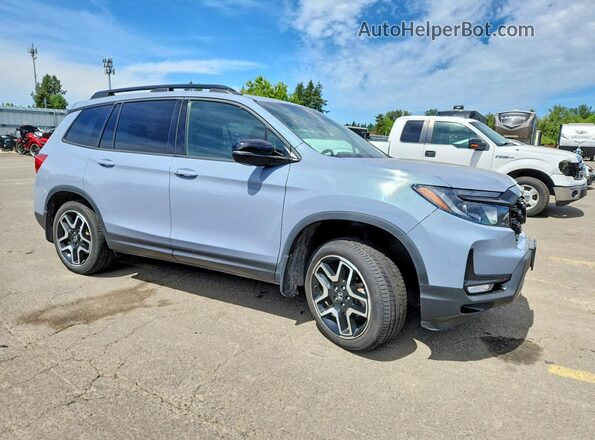 5FNYF8H03NB014519 2022 HONDA PASSPORT Blue Առջևի աջ