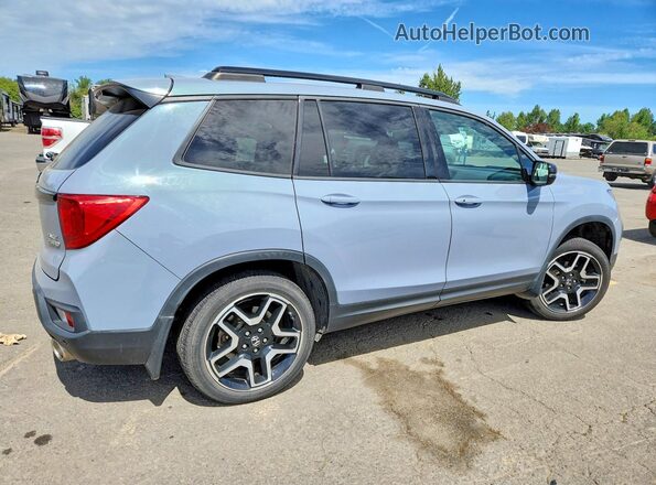5FNYF8H03NB014519 2022 HONDA PASSPORT Blue Հետևի աջ