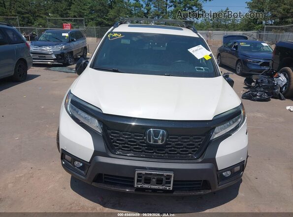 5FNYF8H04KB003511 2019 HONDA PASSPORT White Widok zestawu wskaźników