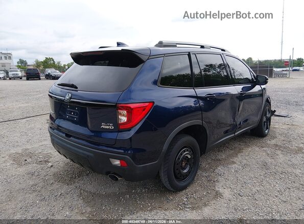 5FNYF8H04MB029495 2021 HONDA PASSPORT Синий Задняя правая четверть