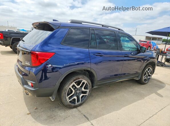 5FNYF8H05PB004691 2023 HONDA PASSPORT Blue Tył prawy