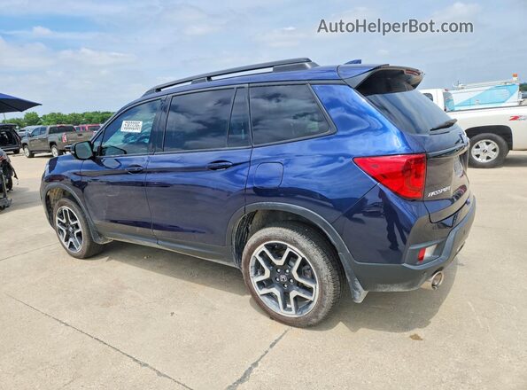 5FNYF8H05PB004691 2023 HONDA PASSPORT Blue Tył lewy