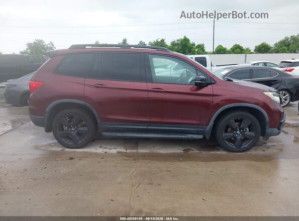 5FNYF8H06KB008077 2019 HONDA PASSPORT Бордовый Вид задней части салона