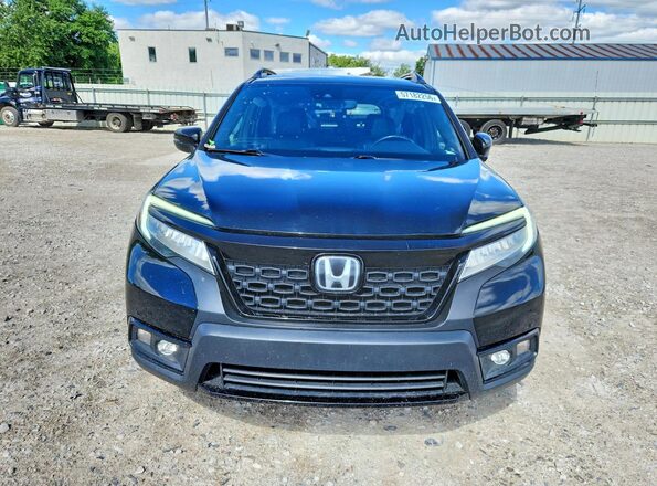 5FNYF8H06MB000564 2021 HONDA PASSPORT Black Widok z przodu