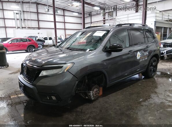5FNYF8H07MB033279 2021 HONDA PASSPORT Gray Vista tres cuartos delantera izquierda