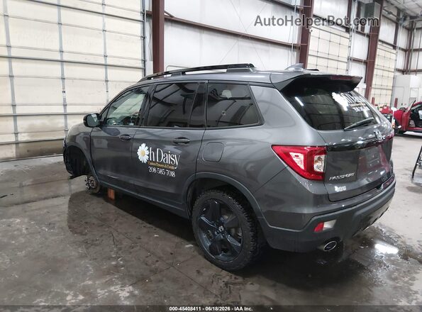 5FNYF8H07MB033279 2021 HONDA PASSPORT Gray Trasero izquierdo