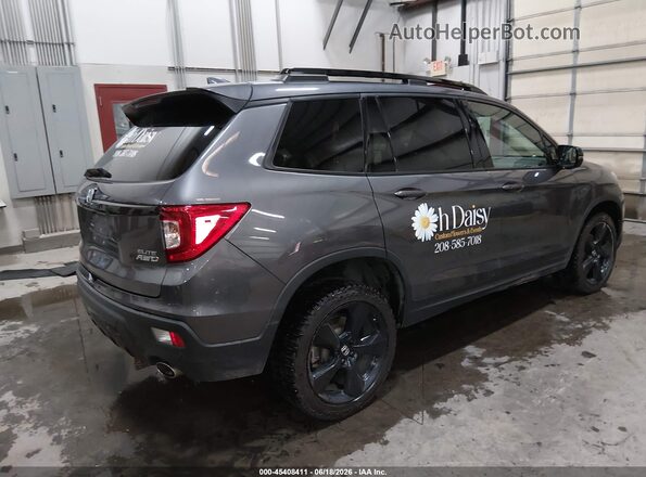 5FNYF8H07MB033279 2021 HONDA PASSPORT Gray Trasero derecho