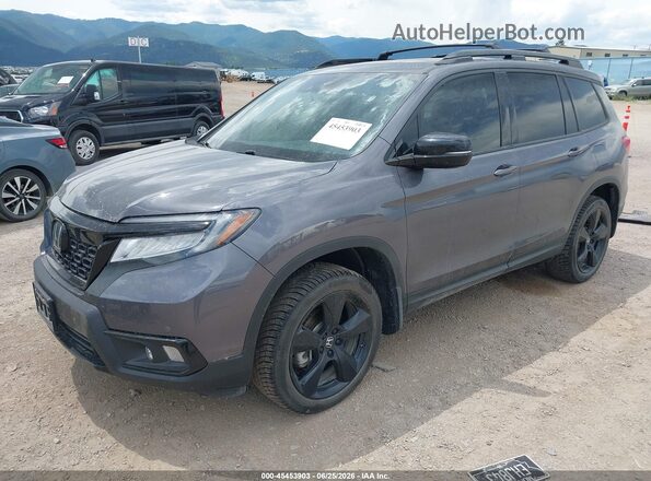 5FNYF8H07MB039132 2021 HONDA PASSPORT Silver Առջևի ձախ երեք քառորդ տեսարան