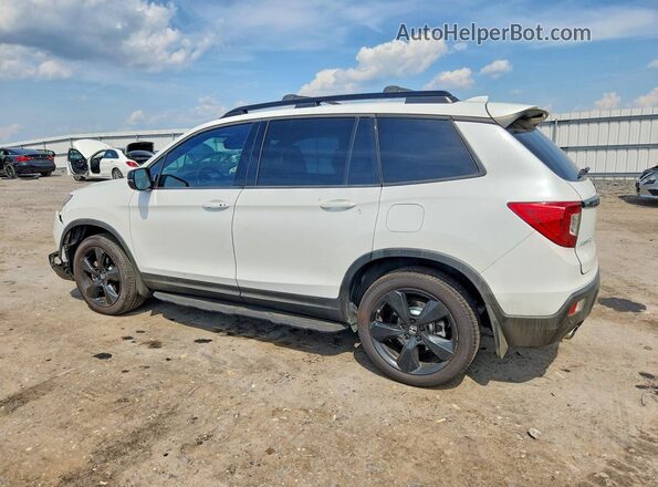 5FNYF8H08MB014725 2021 HONDA PASSPORT White Trasero izquierdo