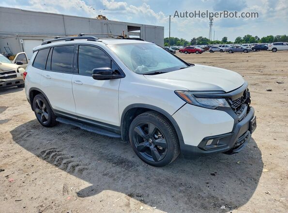 5FNYF8H08MB014725 2021 HONDA PASSPORT White Delantero derecho