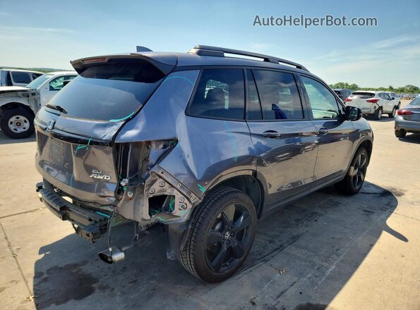 5FNYF8H08MB024722 2021 HONDA PASSPORT Gray უკანა მარჯვენა