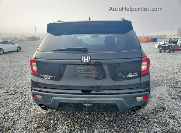 5FNYF8H09KB003133 2019 HONDA PASSPORT Black Հետևի տեսք