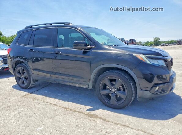 5FNYF8H09KB006436 2019 HONDA PASSPORT Black Front right