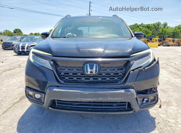 5FNYF8H09KB006436 2019 HONDA PASSPORT Black Front view