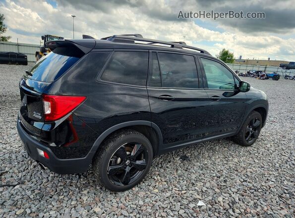5FNYF8H0XMB008263 2021 HONDA PASSPORT Black Задня права чверть
