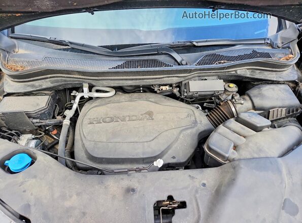 5FNYF8H0XMB008263 2021 HONDA PASSPORT Black Вид задньої частини салону