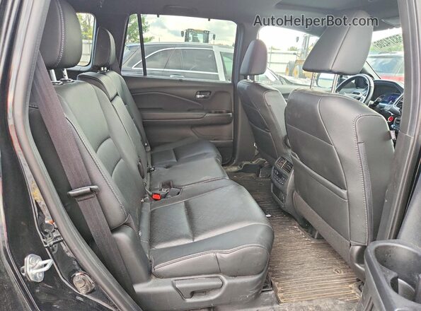 5FNYF8H0XMB008263 2021 HONDA PASSPORT Black Вид задніх сидінь