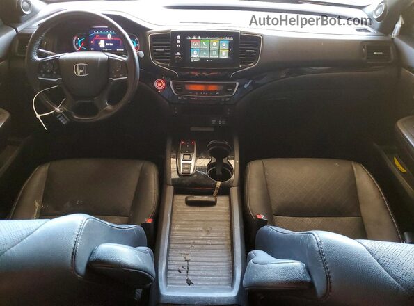 5FNYF8H0XMB028044 2021 HONDA PASSPORT Black Առջևի վահանակի տեսք