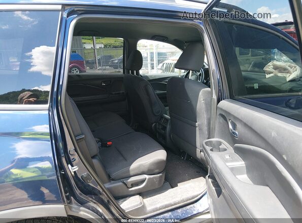 5FNYF8H20KB007248 2019 HONDA PASSPORT Blue VIN კოდის სტიკერის ხედი