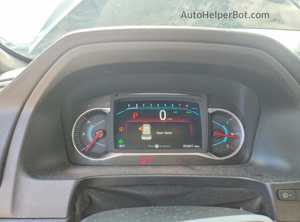 5FNYF8H21MB012512 2021 HONDA PASSPORT Black Widok zestawu wskaźników