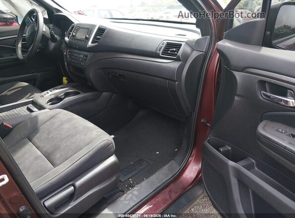 5FNYF8H25KB026541 2019 HONDA PASSPORT Red წინა სალონის ხედი