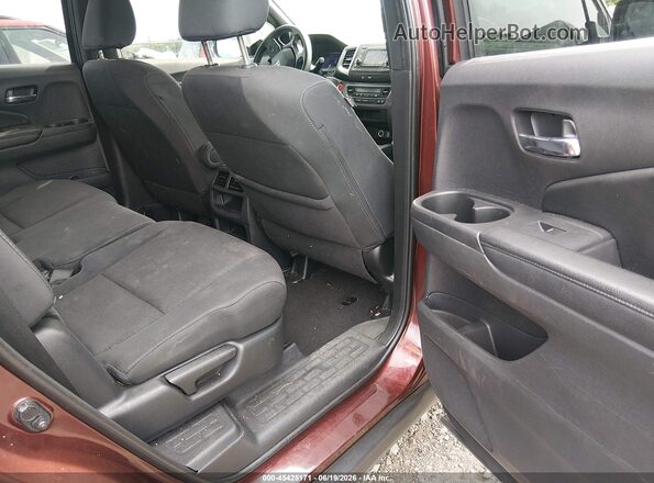 5FNYF8H25KB026541 2019 HONDA PASSPORT Red უკანა სავარძლების ხედი
