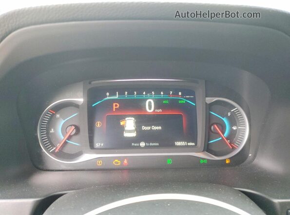 5FNYF8H26MB016653 2021 HONDA PASSPORT Gray Սարքավորումների վահանակի տեսք