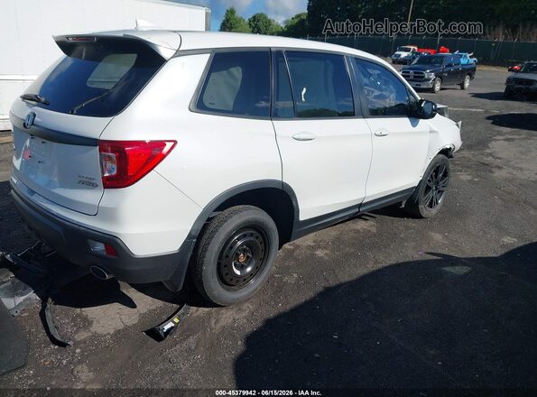 5FNYF8H28MB031669 2021 HONDA PASSPORT Белый Задняя правая четверть
