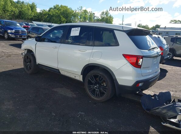 5FNYF8H28MB031669 2021 HONDA PASSPORT Белый Задняя левая четверть