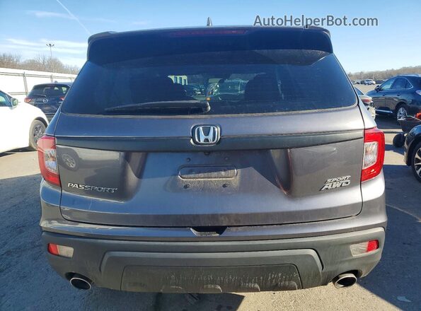 5FNYF8H29KB018488 2019 HONDA PASSPORT Серый Вид сзади