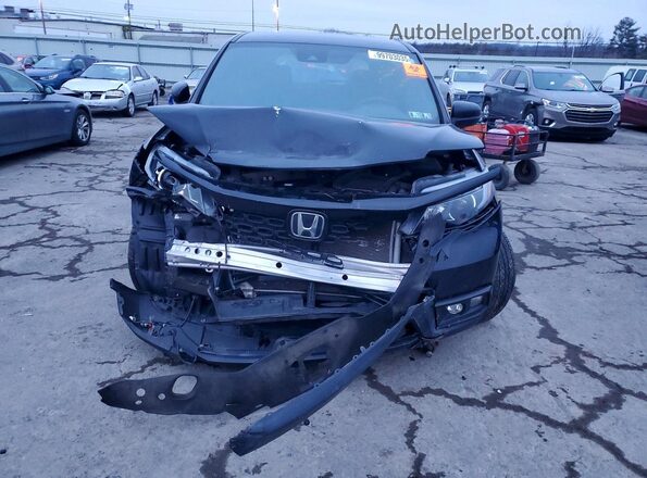 5FNYF8H2XKB023280 2019 HONDA PASSPORT Black Widok z przodu