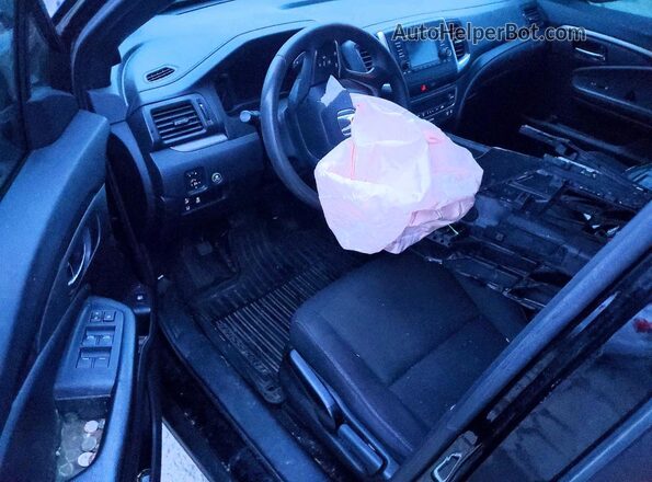 5FNYF8H2XKB023280 2019 HONDA PASSPORT Black Widok deski rozdzielczej