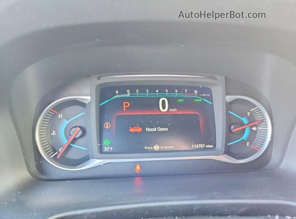 5FNYF8H2XMB020303 2021 HONDA PASSPORT Black Instrument cluster view