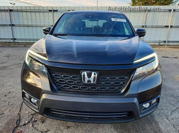5FNYF8H2XMB020303 2021 HONDA PASSPORT Black Front view