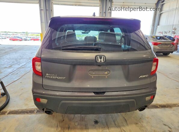 5FNYF8H50KB013609 2019 HONDA PASSPORT Серый Вид сзади