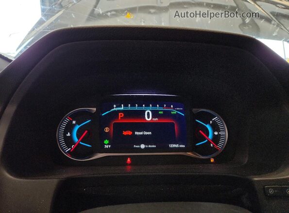 5FNYF8H50KB013609 2019 HONDA PASSPORT Серый Вид щитка приборов