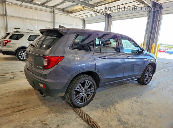 5FNYF8H50KB013609 2019 HONDA PASSPORT Серый Задняя правая четверть