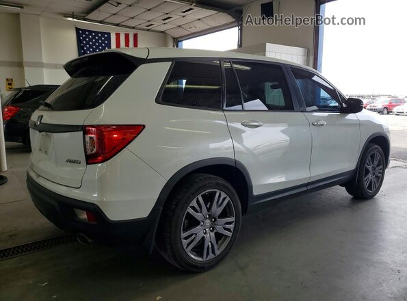 5FNYF8H52KB022697 2019 HONDA PASSPORT White უკანა მარჯვენა