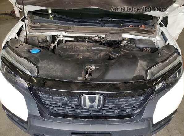5FNYF8H52KB022697 2019 HONDA PASSPORT White ძრავის განყოფილების ხედი