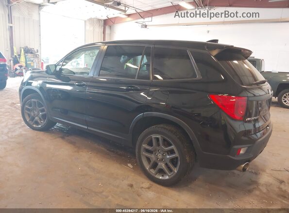 5FNYF8H52PB003980 2023 HONDA PASSPORT Black Задня ліва чверть